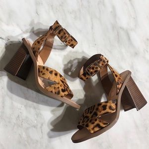 Antonio Melani Haircalf Asymmetrical Block Heel